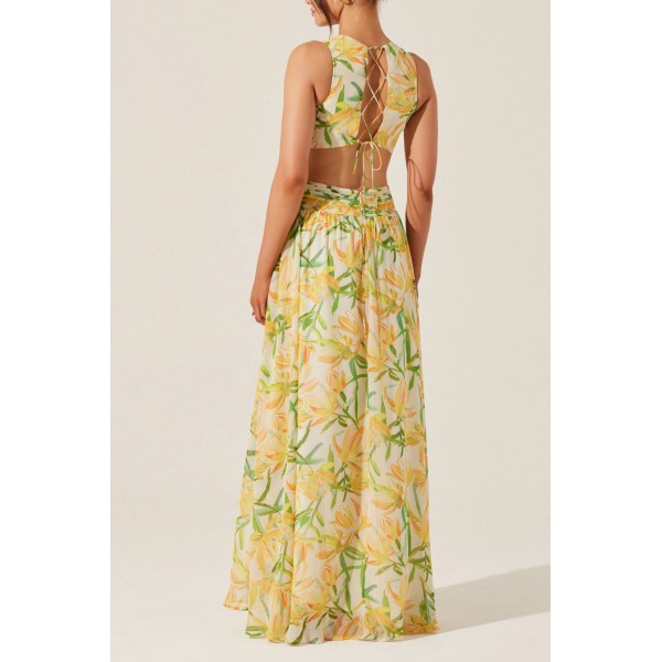 Noya Print Maxi Dress