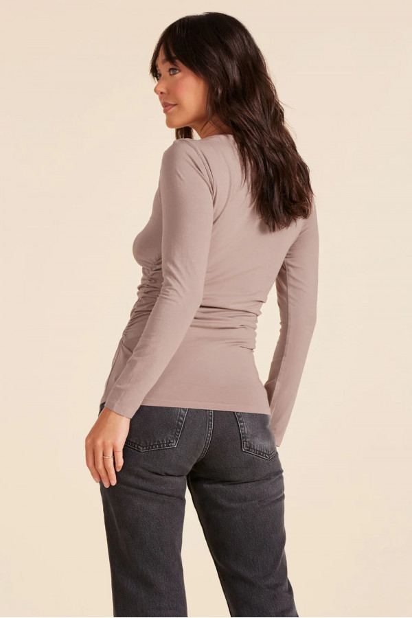 Indigo Neck Top