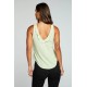 Ruffle V Back Tank