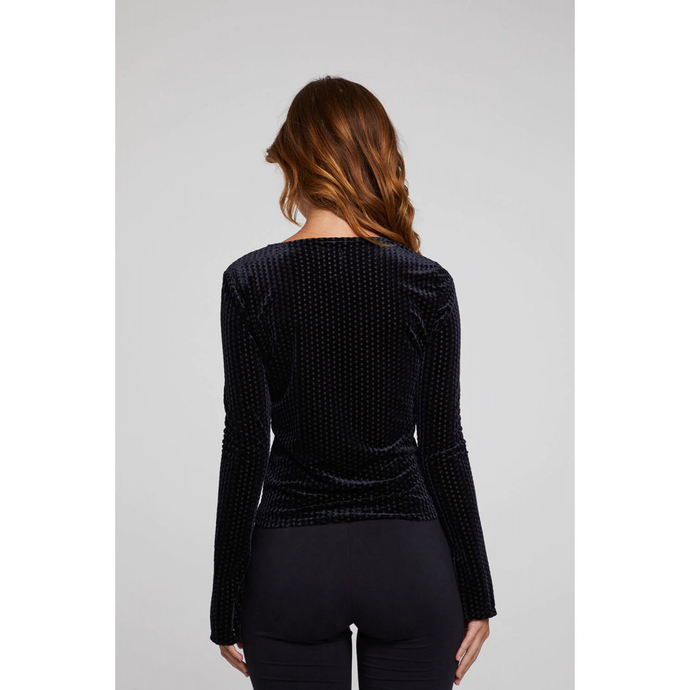 Patent Velvet Top