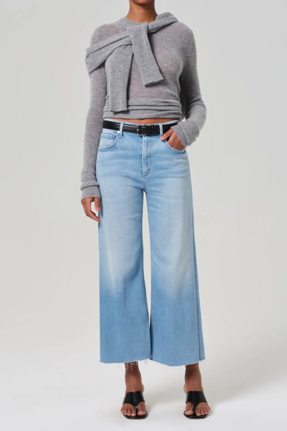 Lyra Wide Leg Crop Jean