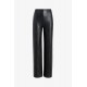 Faux Leather Wide Leg Pant