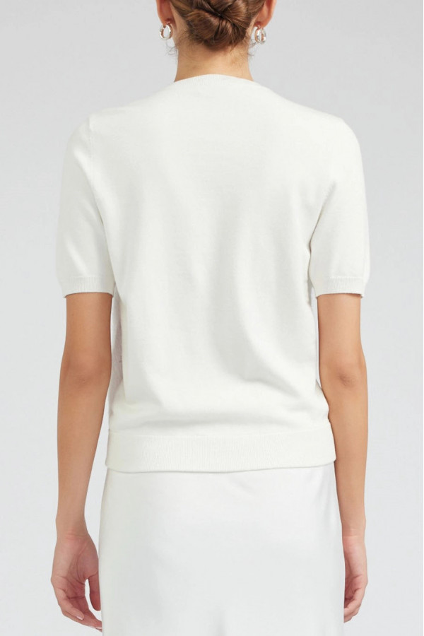 Fission Stella Crochet Detail Top