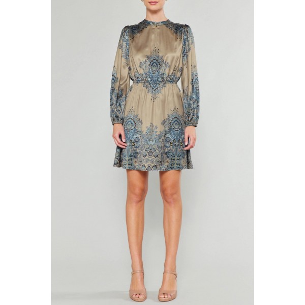 Mandarin Collar Dress