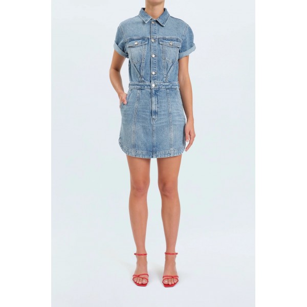 Plot Twist Denim Dress