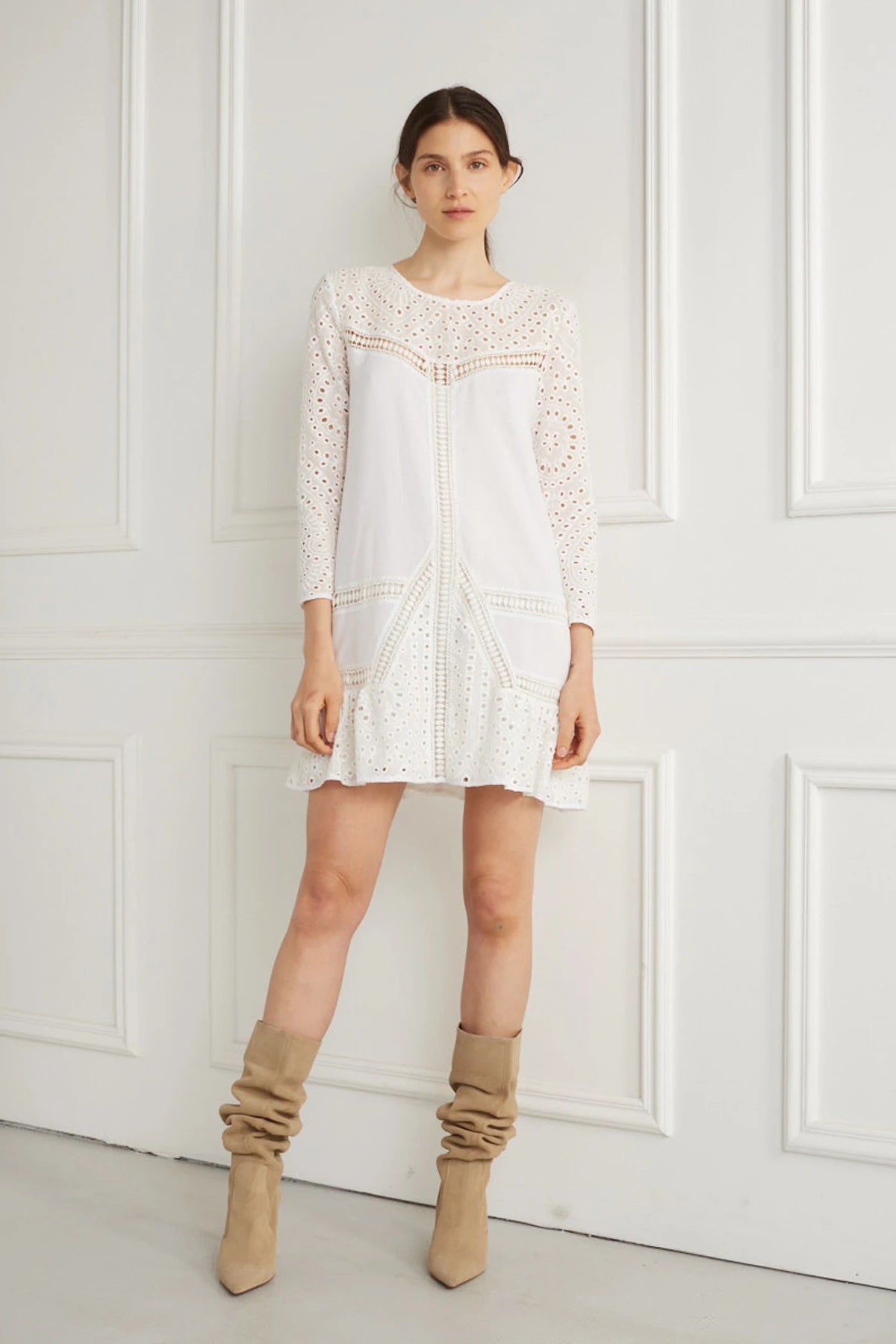 Eyelet Jane Dress