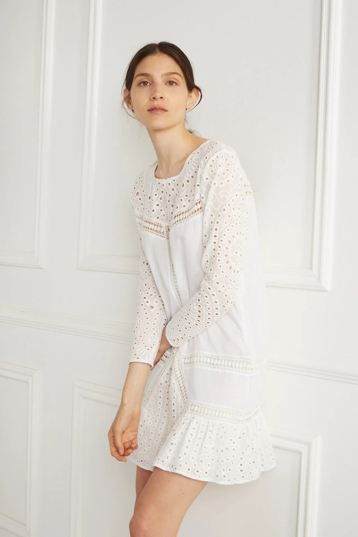 Eyelet Jane Dress