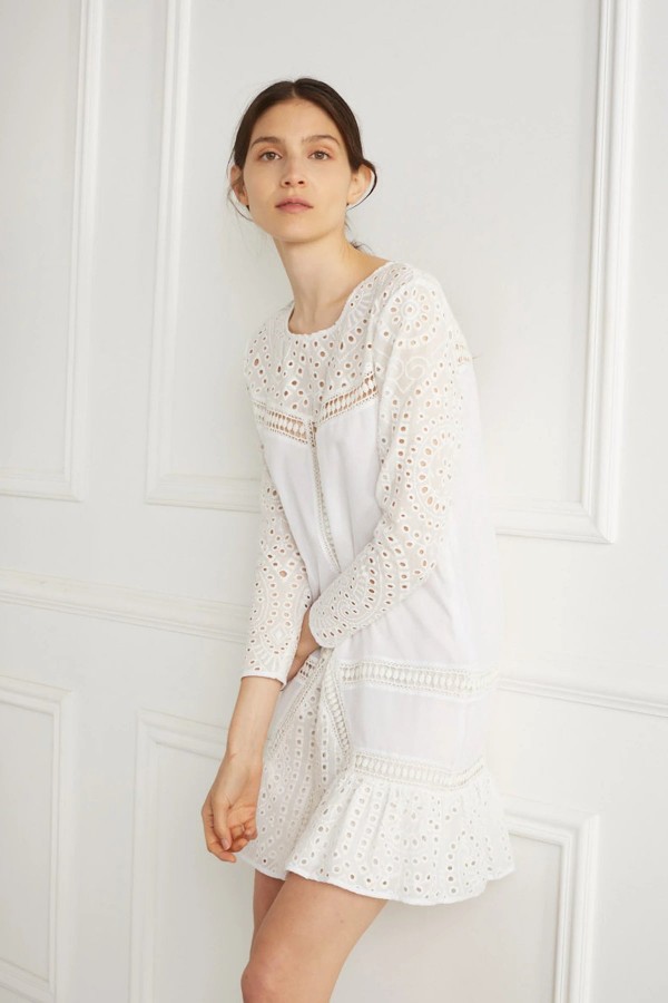 Eyelet Jane Dress
