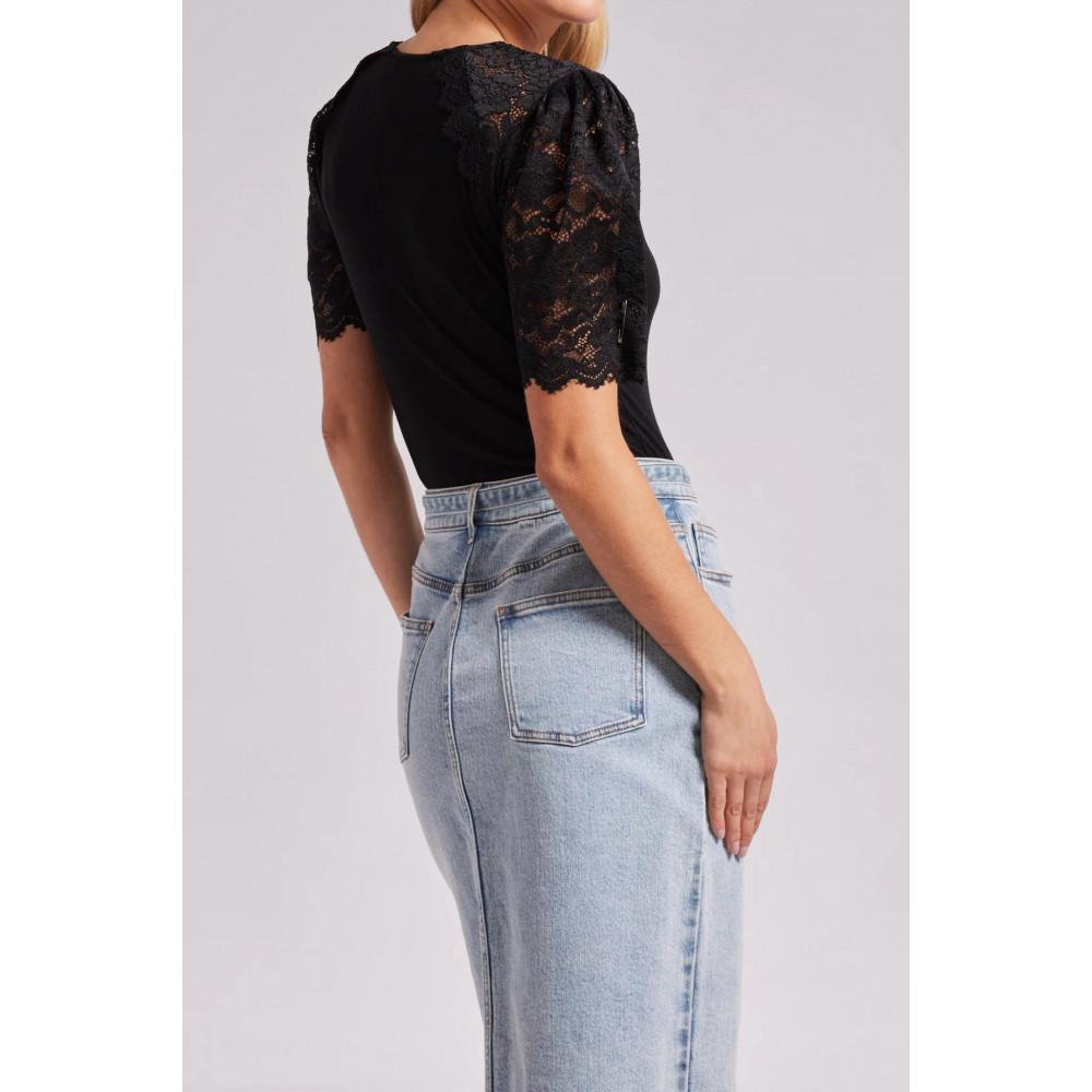 Copper Lace Top