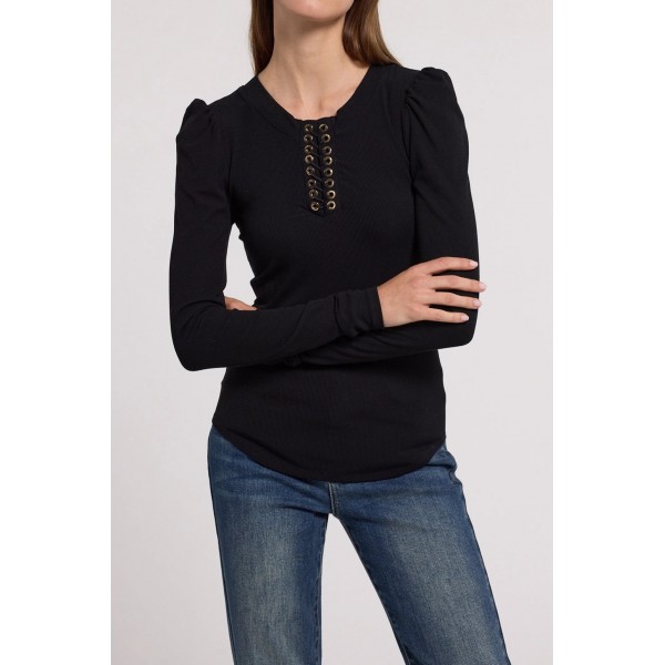 Khara Lace-Up Top