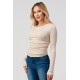Shirred Rib Top