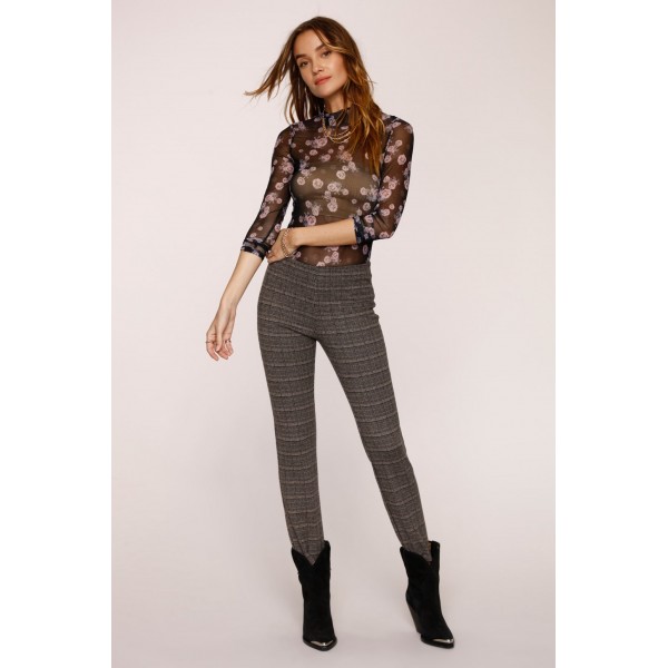 Ina Plaid Stirrup Pant