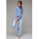 Abbey Soft Denim Crop Shirt