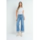 Cuffed Palazzo Jean
