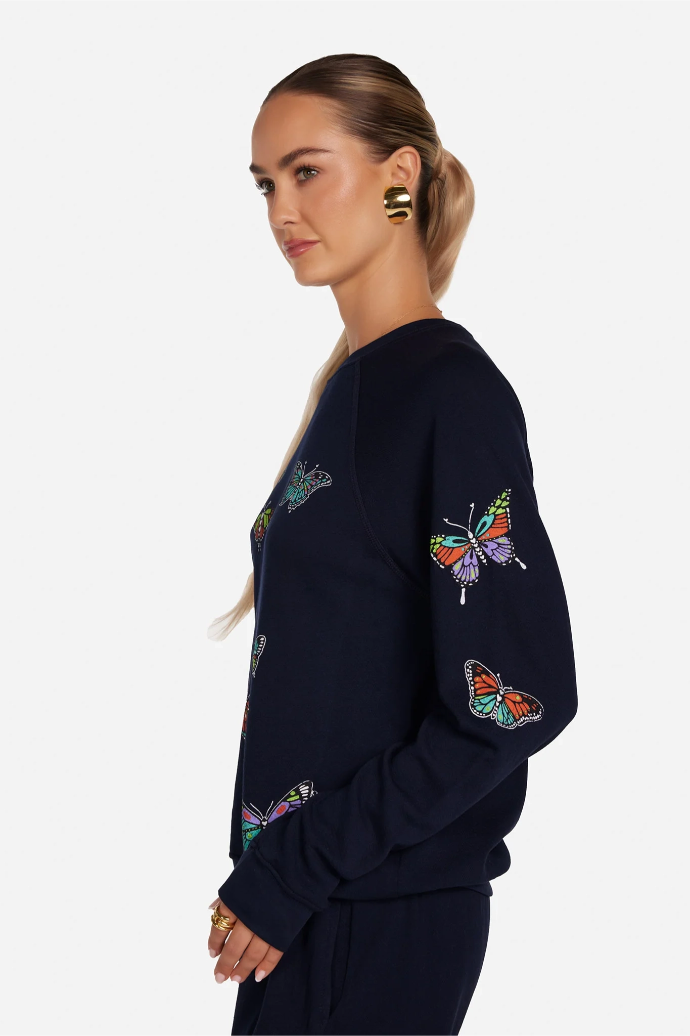Anela Vintage Butterfly Sweatshirt