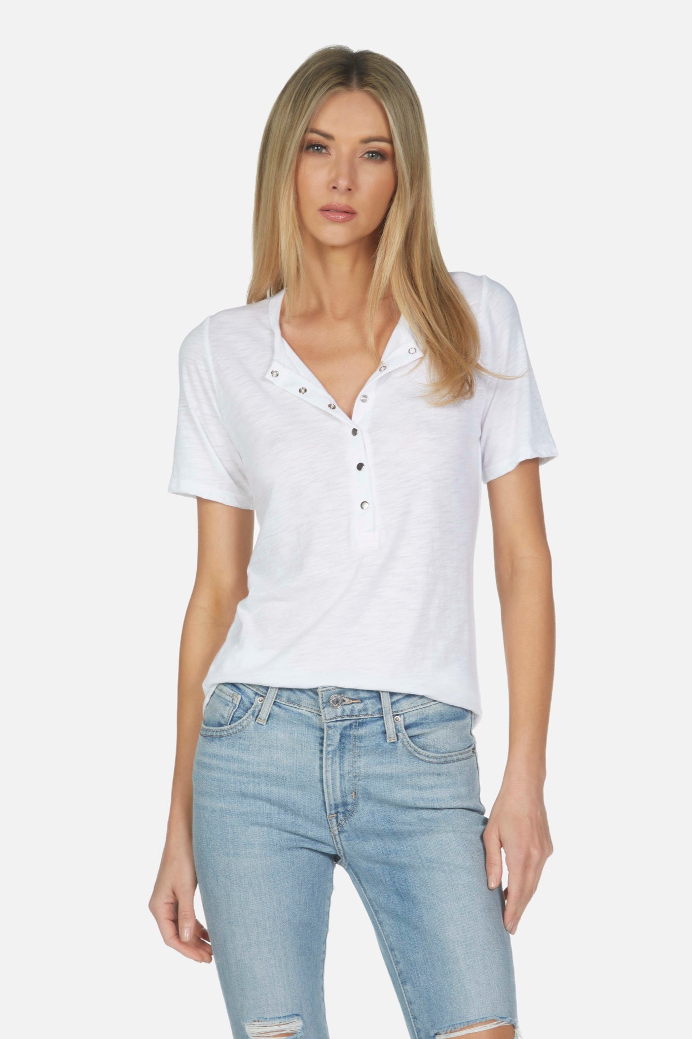 Brawley Snap Henley Tee