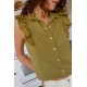 Archer Ruffle Button Top