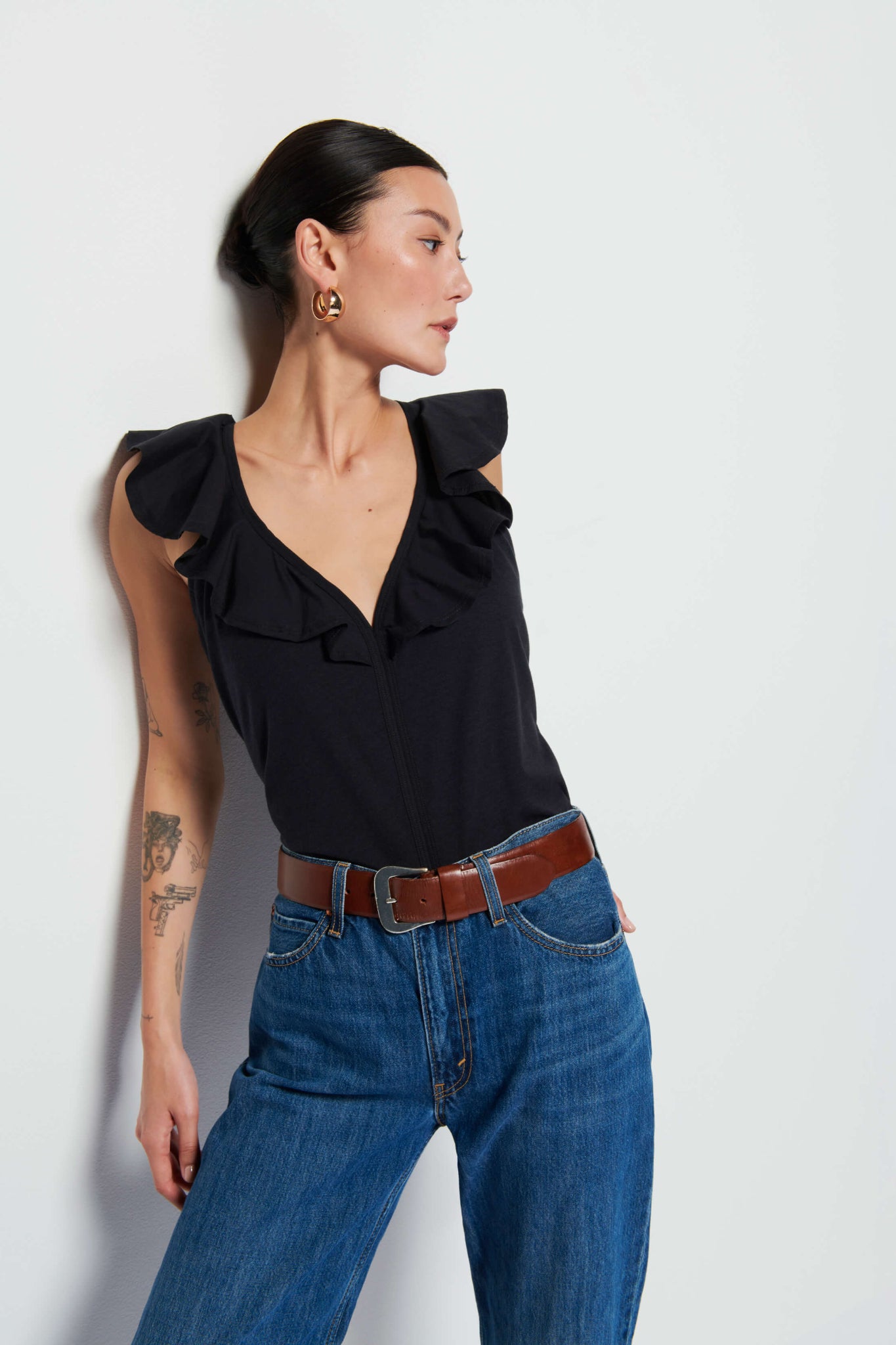 Neah Ruffle Tank Top