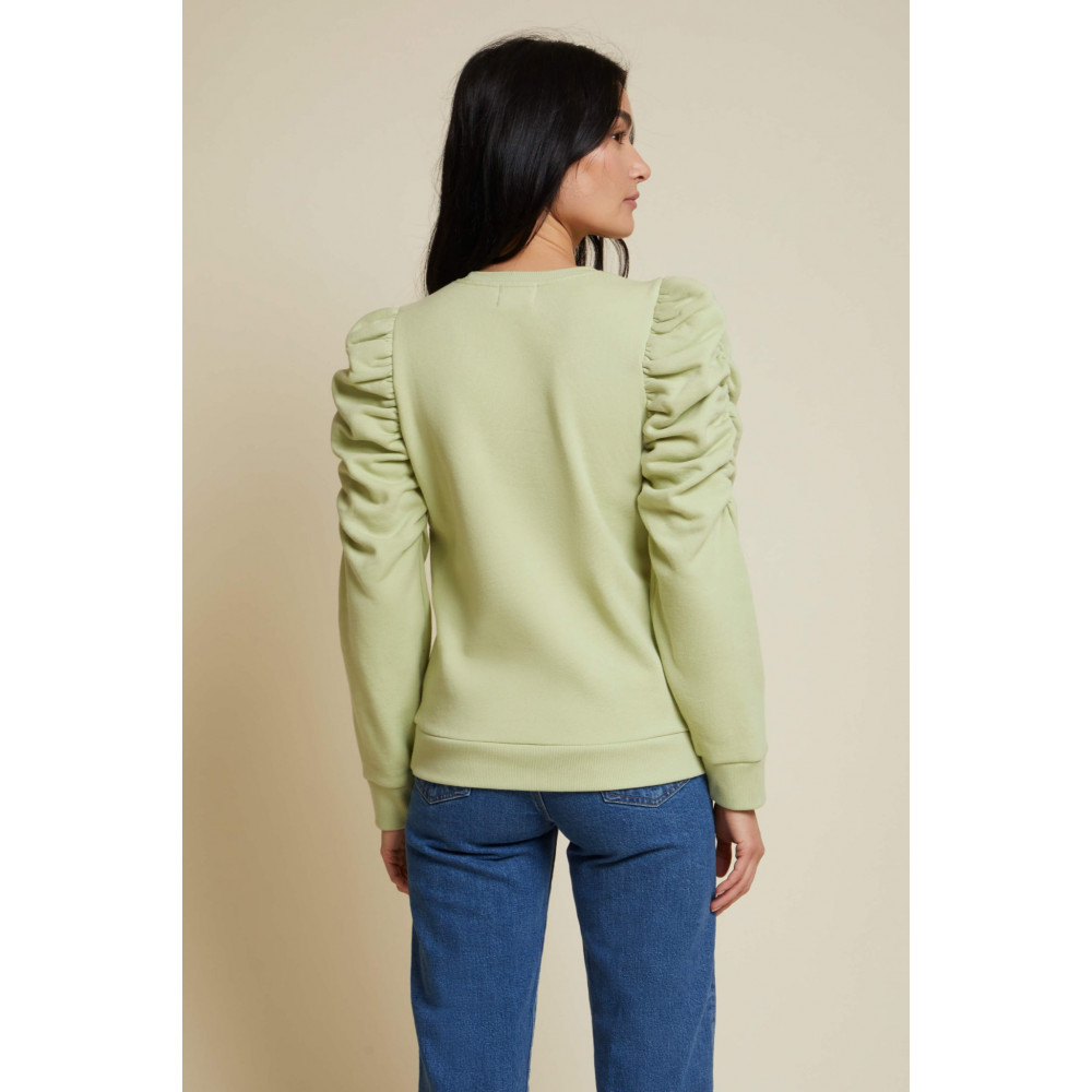 Dulce Drift Gathered Sweatshirt