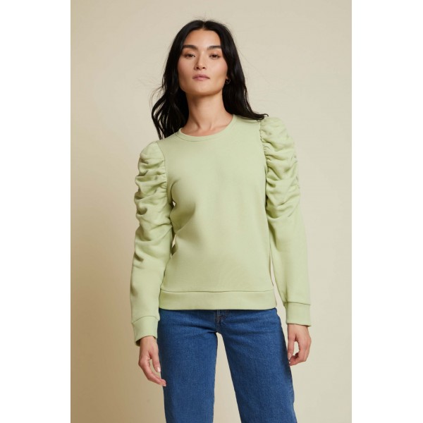 Perla Gathered Sweatshirt