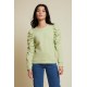 Perla Gathered Sweatshirt