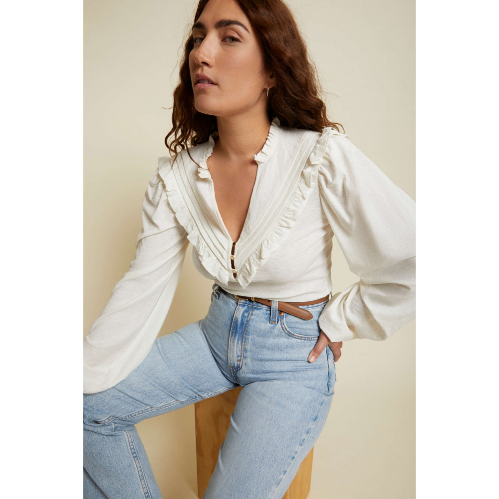 Ardore Glow Yoked Top