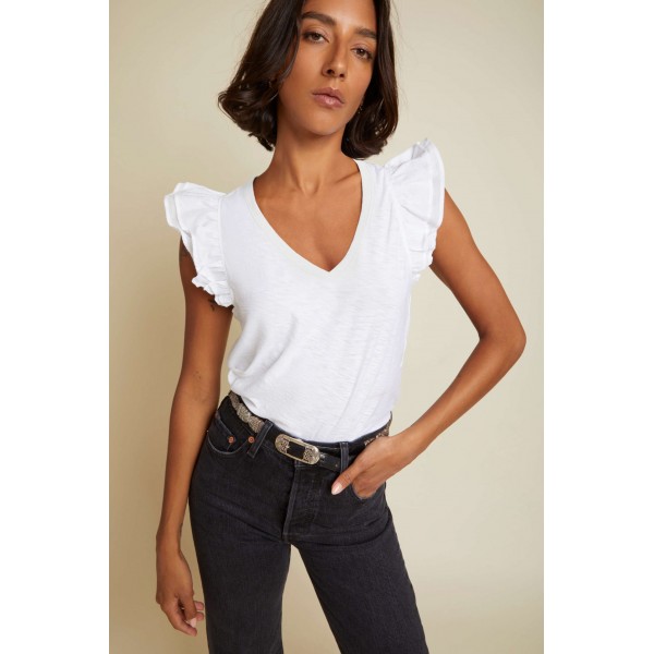 Rylan Contrast Ruffle Tank