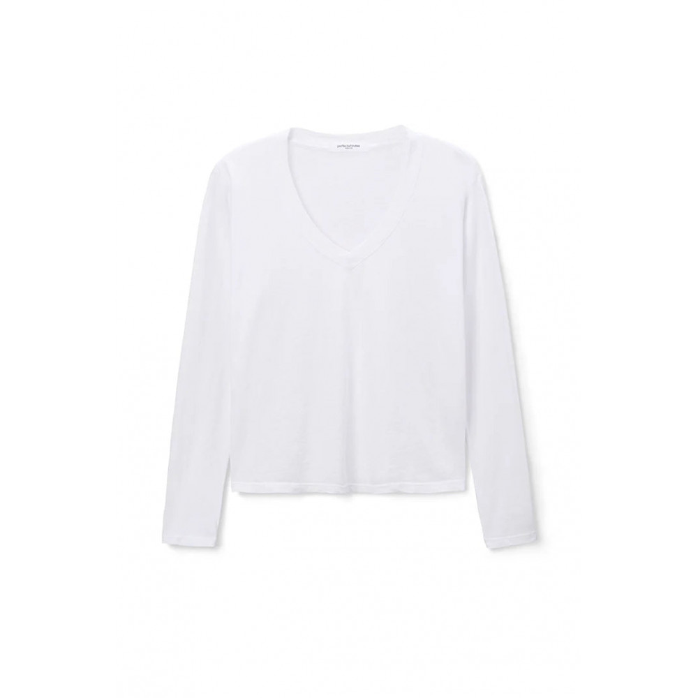 Theory Long Sleeve V-Neck Tee
