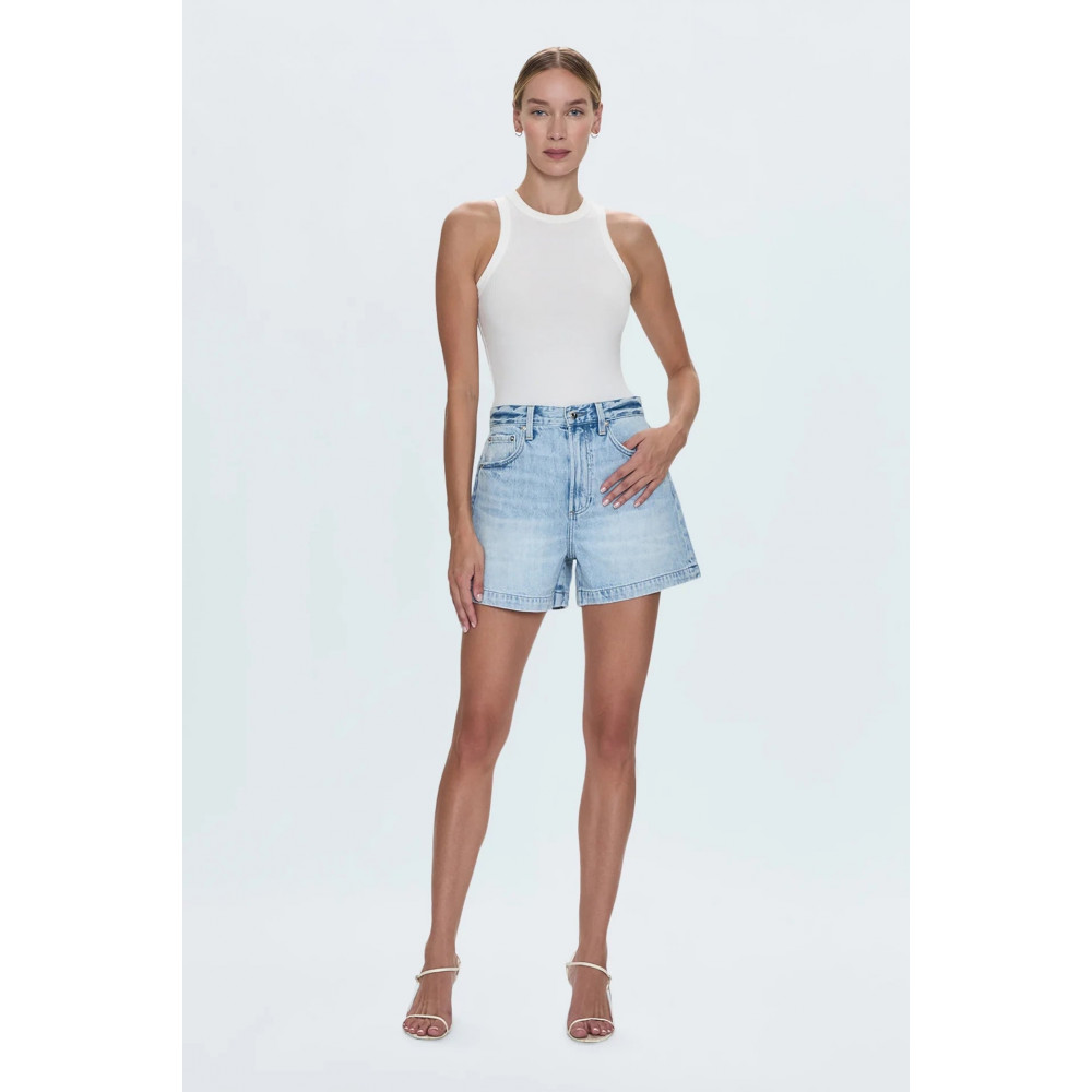 Terciopelo A-Line Denim Short