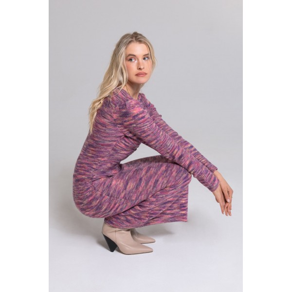 Knit Space Dye Sweater Dress