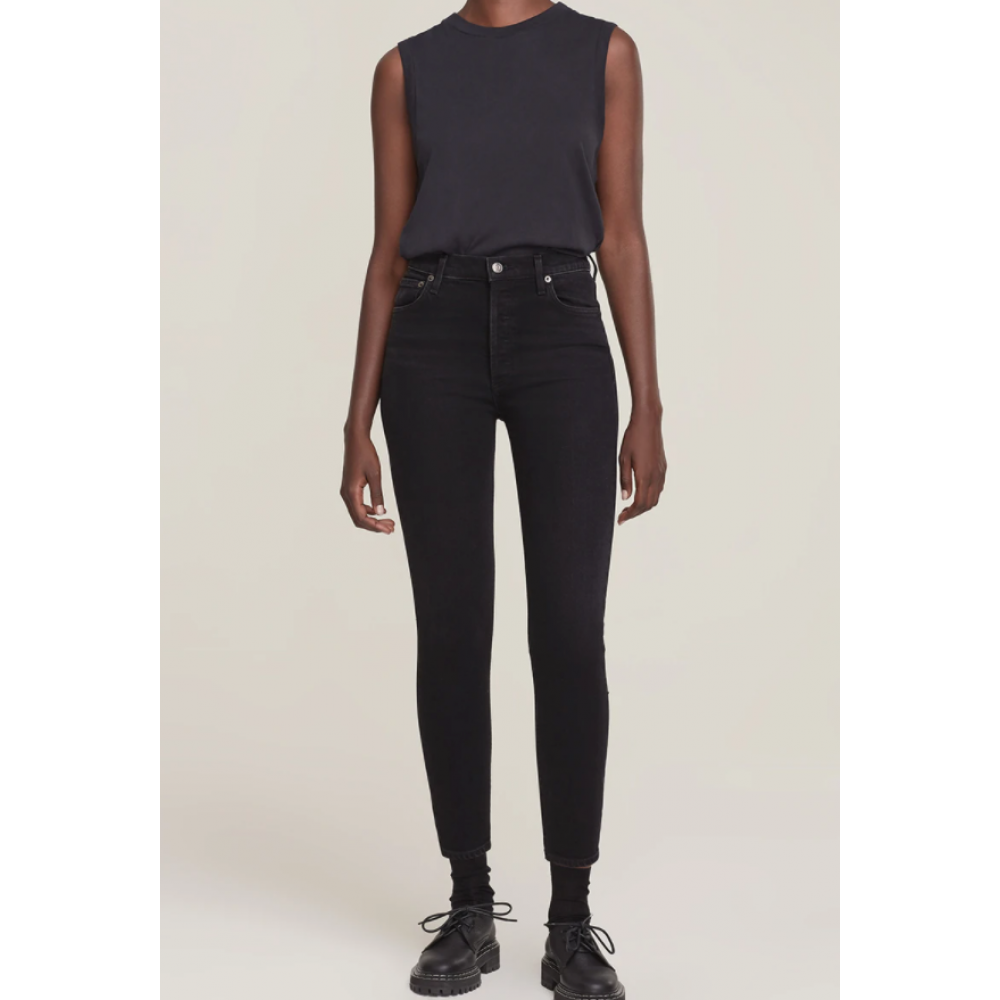 Camelia High Rise Straight Jean