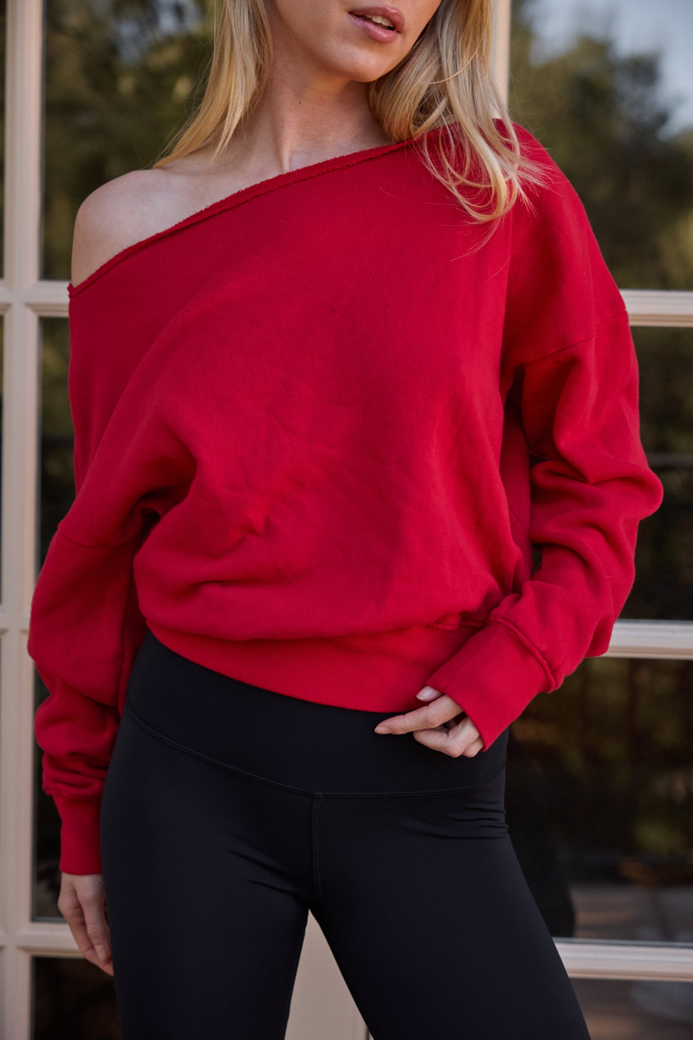 Crawford Off The Shoulder Sweatshirt