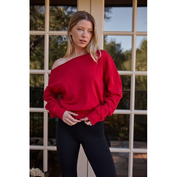 Crawford Off The Shoulder Sweatshirt