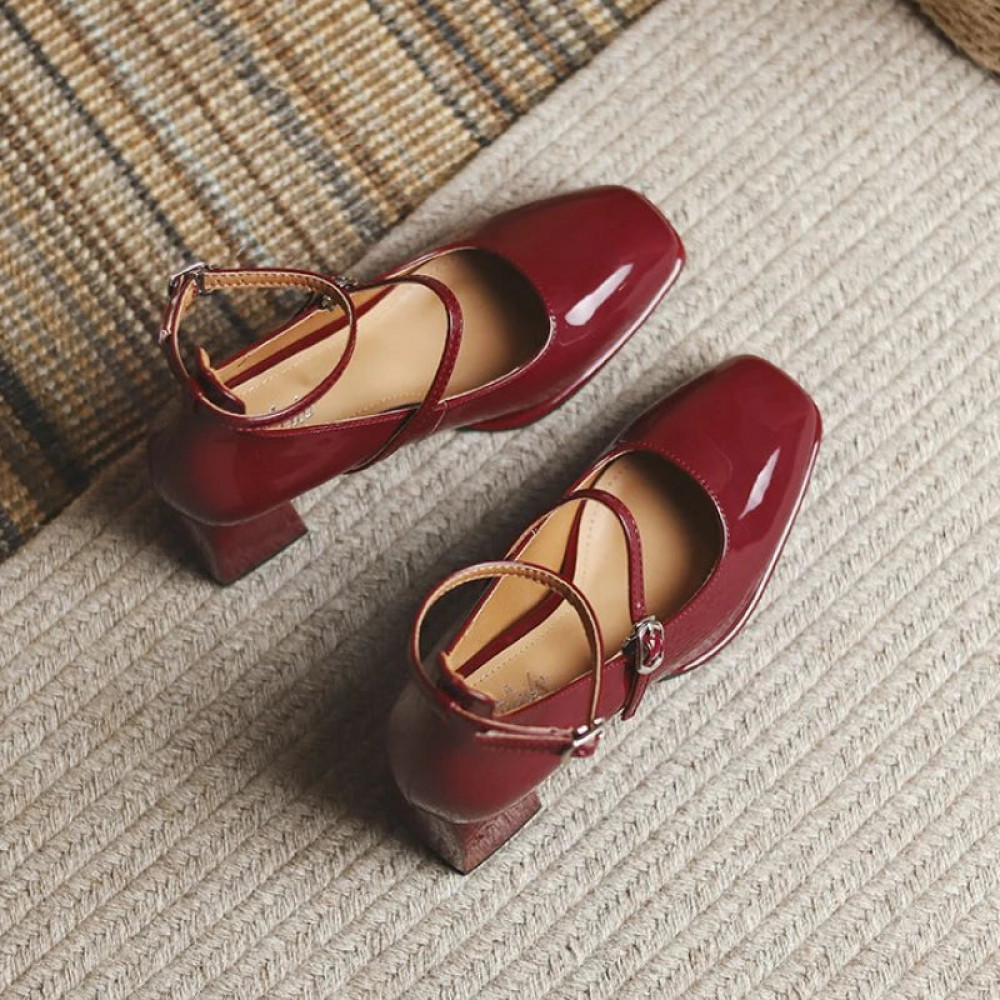 Crimson Glow Shoes