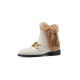 Cristallo Furry Shoes