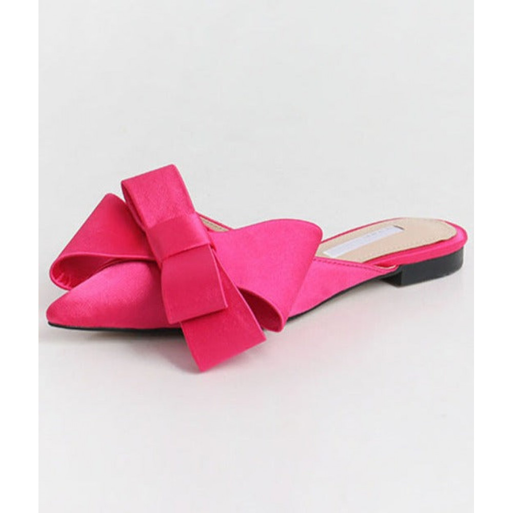 Tempest Rise Bow Slippers