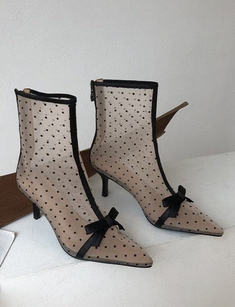 Copper Mesh Boots