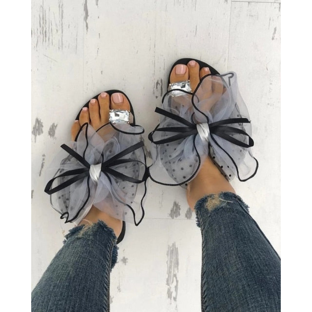Agile Bowtie Slippers