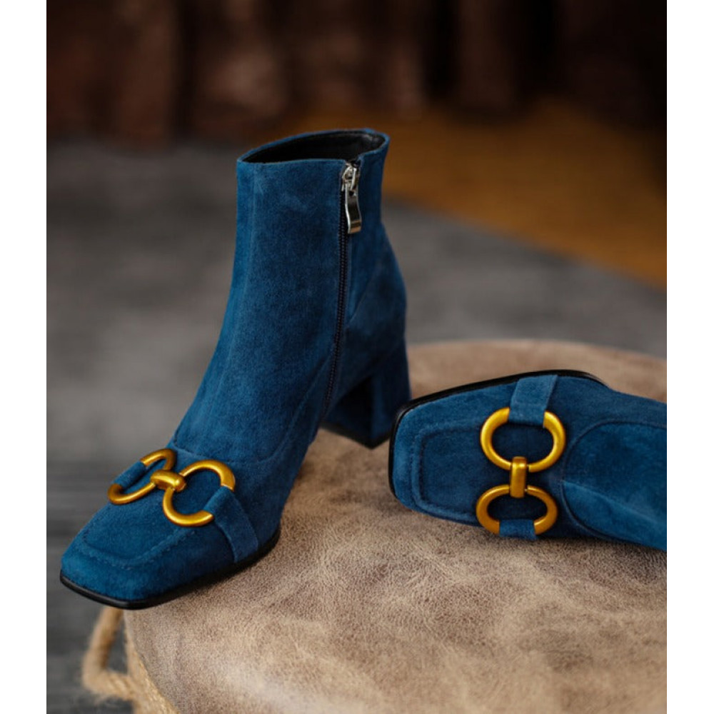 Gloria Leather Ankle Boots