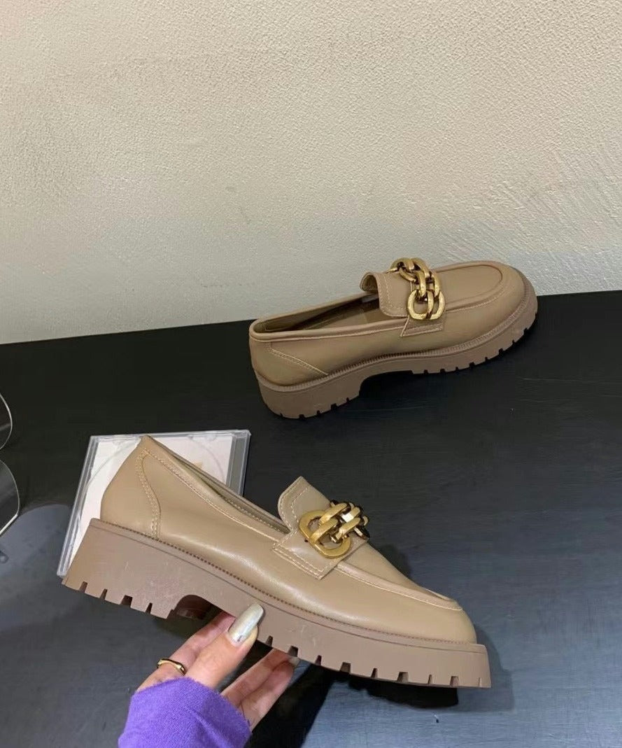 Fiore Metal Chain Loafers